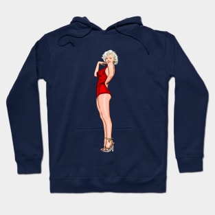 Marilyn Monroe polka dot swimsuit Hoodie